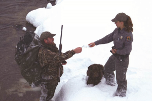 Idaho Game Warden, License Check